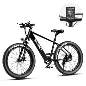 Professional Electric Bike For Adults, 26 X 4.0 Inches Fat Tire Electric Mountain Bicycle, 1000W Motor 48V 15Ah Ebike For Trail Riding, Excursion