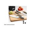 Cuisinart C77SS-15P 15-Piece Graphix Collection Cutlery Knife Block Set, Stainless Steel